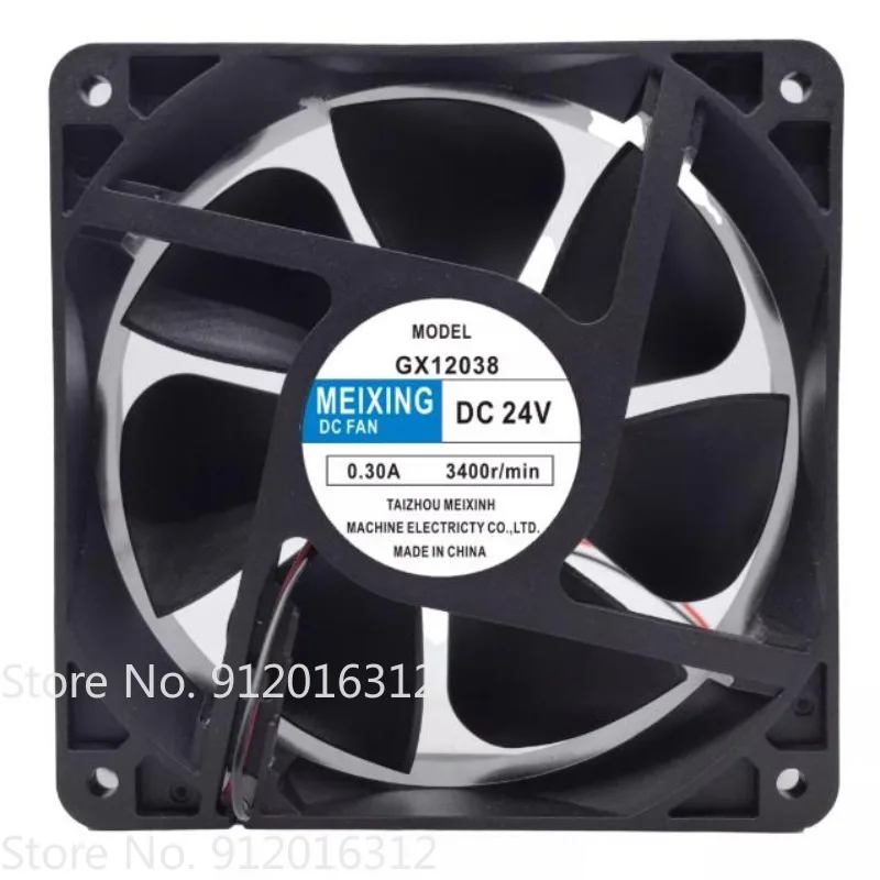 New Fan for GX12038 Welding Machine Fan DC24V 0.3A Cooling Fan 120 * 120 * 38mm