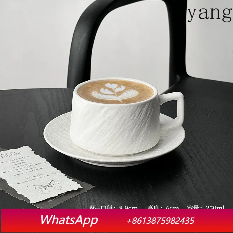 

CX retro stone pattern coffee cup, high-end simple ceramic cup