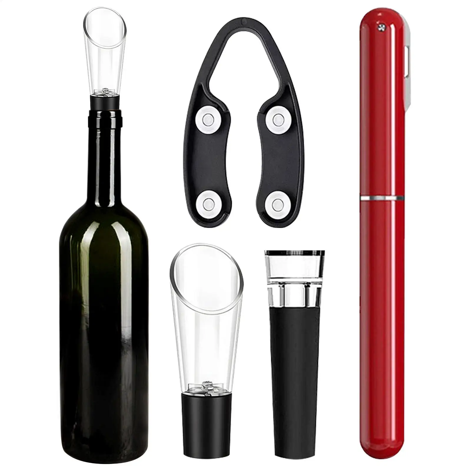 

Набор открывалки для вина, портативный инструмент для удаления пробки, воздушный насос, открывалка для бутылок вина для путешествий, бара, бармена, кухни, квартиры