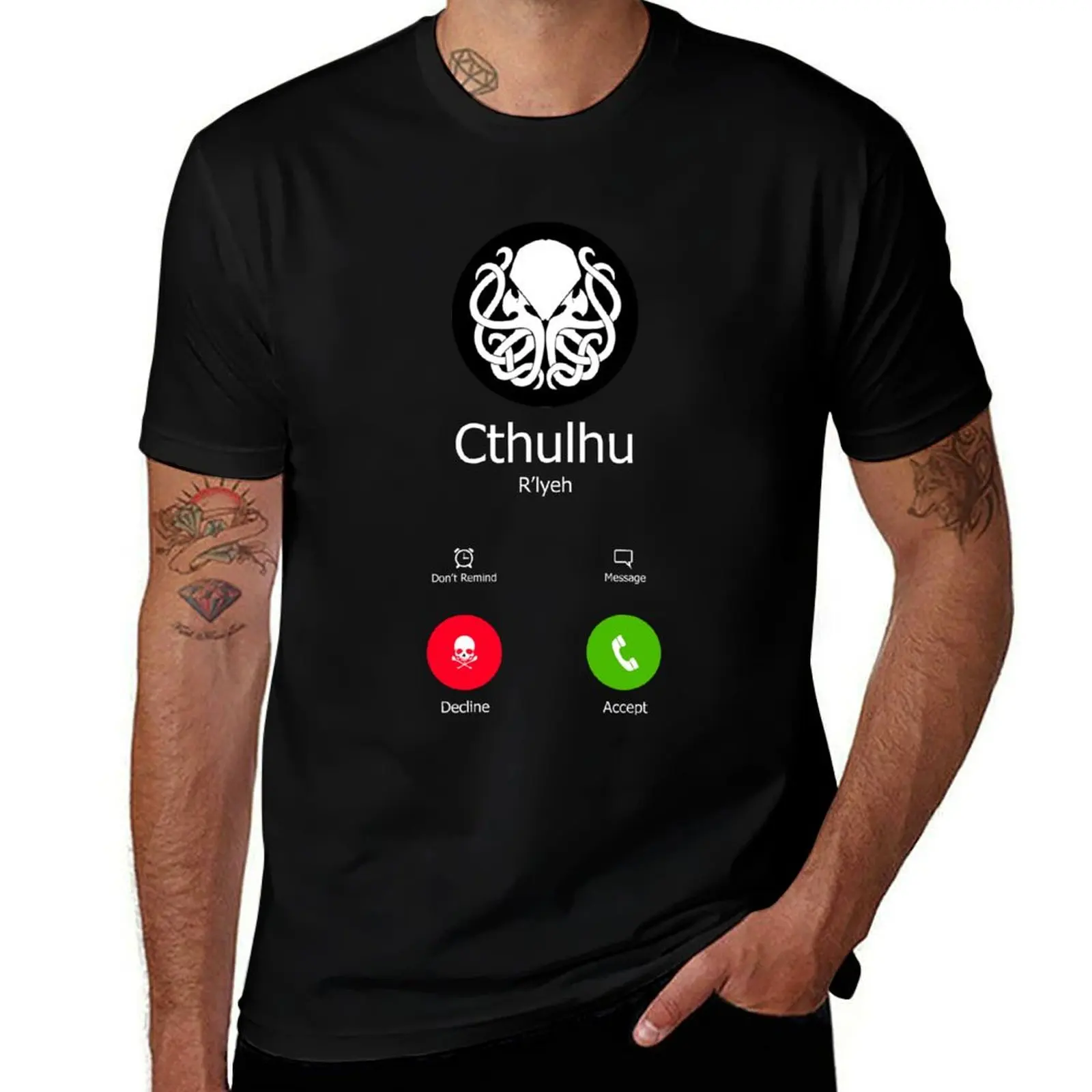 

The Call of Cthulhu T-Shirt t shirts for man slim fit t shirts for man cotton T-Shirt
