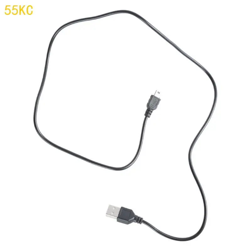 

55KC 5 Pin 0.8m USB 2.0 A-Male to Mini-B Cable for MP3/4 GPS Systems High Speed Data Transmission Transfer Images