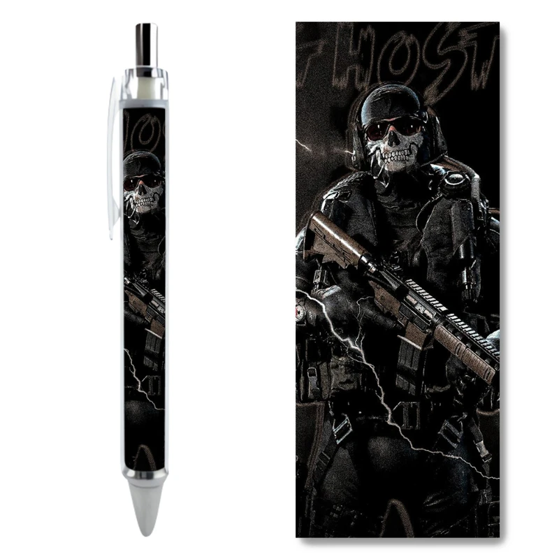 2/4PCS Call of Duty Character Gel Pens Popular Game Character Surrounding Decoration Aesthetic Stationery Cool Customized Pen