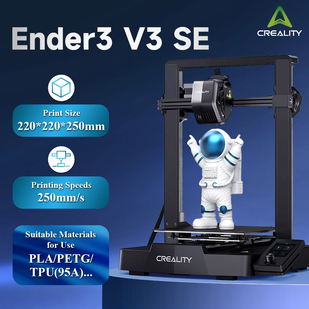 CREALITY Ender 3v3se, K2 combo, K2 pro combo и K1C FDM 3D-принтер Высокоскоростная печать Автоматическое выравнивание Двухступенчатый прямой экструдер CREALITY Ender 3v3se, K2 combo, K2 pro combo и K1C FDM 3D-принтер Высокоскоростная печать Автоматическое выравнивание Двухступенчатый прямой экструдер