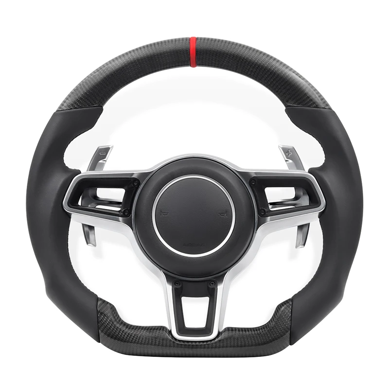 

Car Steering Wheel for Porsche Macan Cayenne Panamera Taycan 718 Cayman 991 992 911 911.2 Carrera GT2 GT2RS GT3 GT3RS GT3 RS GT4