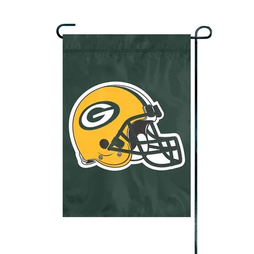 Festa Animal NFL Green Bay Packers Bandeira de jardim tamanho completo 18x12,5 mmn