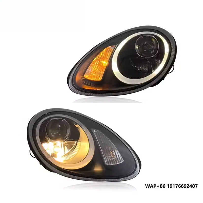 

SJC Dynamic Car Accessories Headlights forPorsche Cayman 987 2010-2017 LED Head Light Reverse Turn Brake Signal Front Lamps