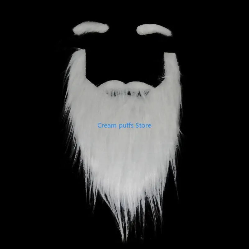 

50LE усы для рождественской вечеринки, нарядное платье «сделай сам», искусственная борода, длинные пушистые бороды