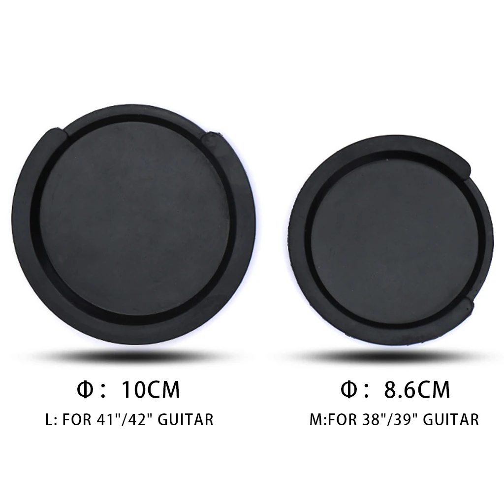 Silicone Acoustic Classic Guitar Sound Hole Cover Guitar Noise Reduction Guitar Accessories 2 Sizes Buffer Block Stop Plug Parts