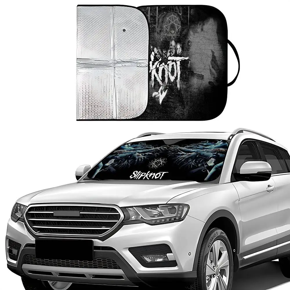 S-Slip-notes مظلة السيارات الستائر الزجاج الأمامي نافذة أمامية قناع 70x130 سنتيمتر الشمس قناع الشمسية حماية منقوشة هدية الجدة سيارة #3