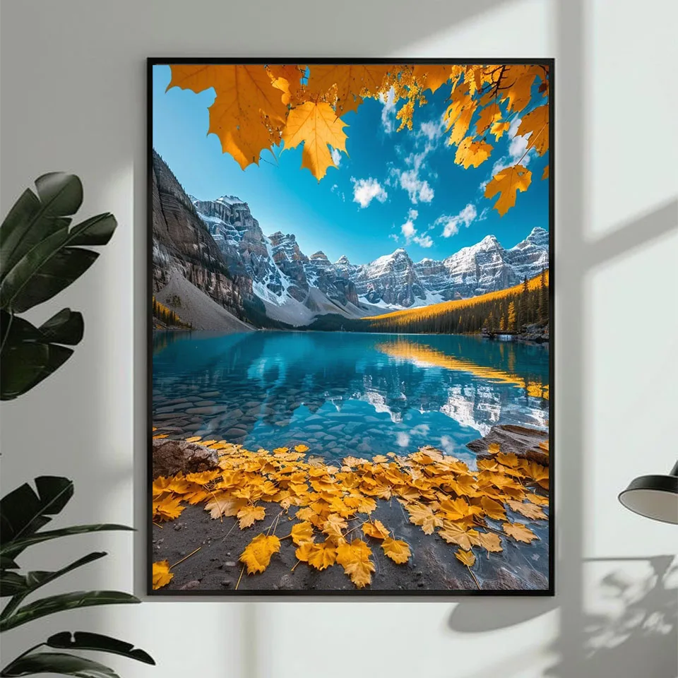 5D DIY Diamond Painting Kit Scenery Diamond Mosaic Crystal Art Embroidery Cross-Stitch Home Decor