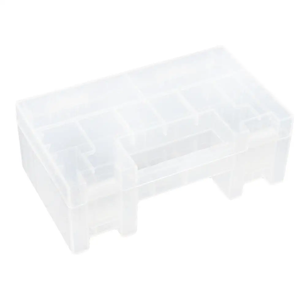 

Storage Box Organizer Aa Case Multifunction Multi-compartment Clear Management