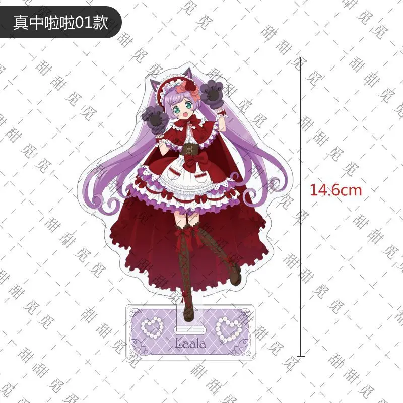 Pripara acrílico suporte sinal ornamentos kawaii requintado estudante desktop decorar anime figura dos desenhos animados coletar presente de aniversário da menina