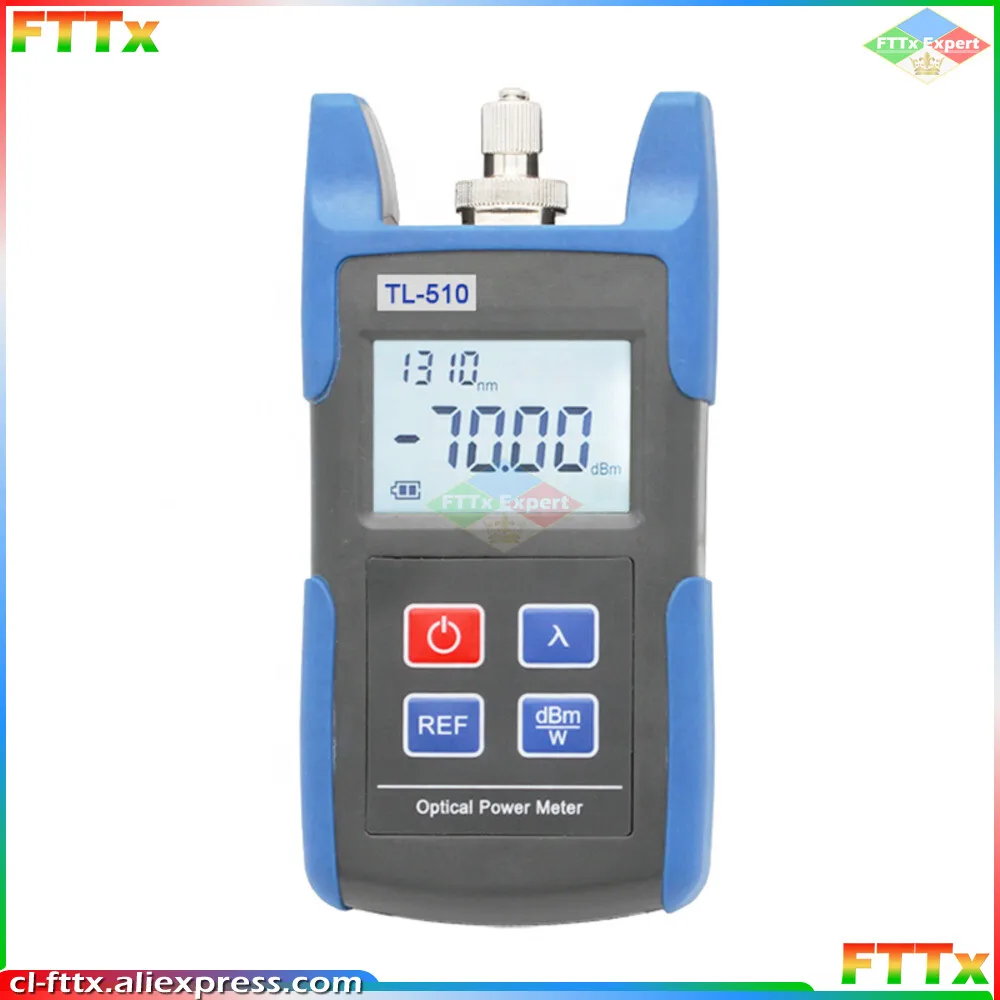 

High-Precision Mini Fiber Optic Power Meter TL510 OPM TL510A -70~+10Dbm Or TL510C -50~+26Dbm FC SC ST Connector FTTH