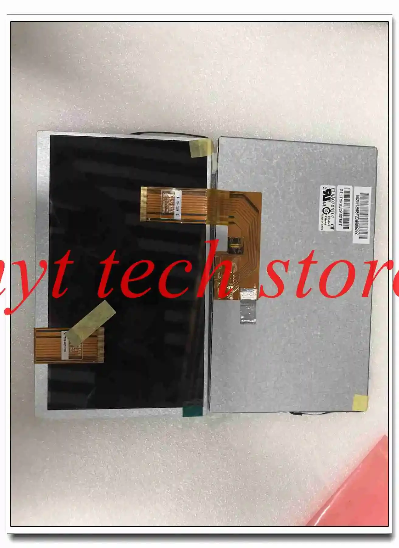 CLAA070NJ07CW   7.0 inch LED 40pin LVDS  1024*600, car gps LED
