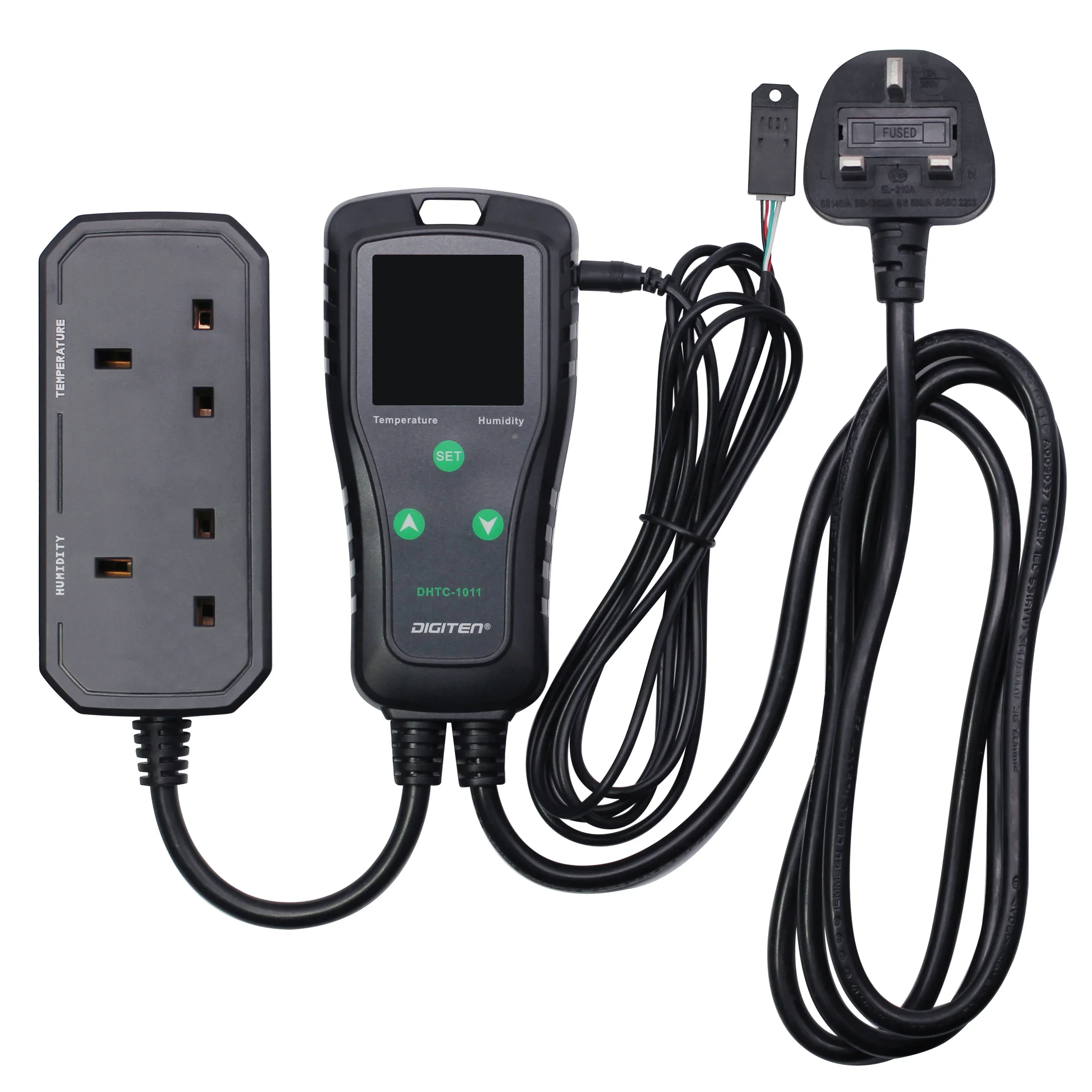 

New Humidity and Temperature Controller Temperature Controlled Outlet Reptile Humdity Controller Thermostat Humidistat Outlet UK