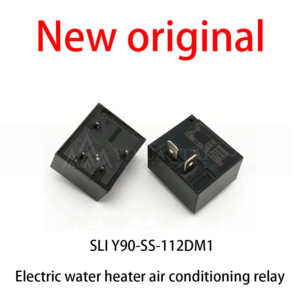 (10pcs) 100% New relay SLI Y90-SS-112DM1 Electric water heater air conditioning relay 12V 30A