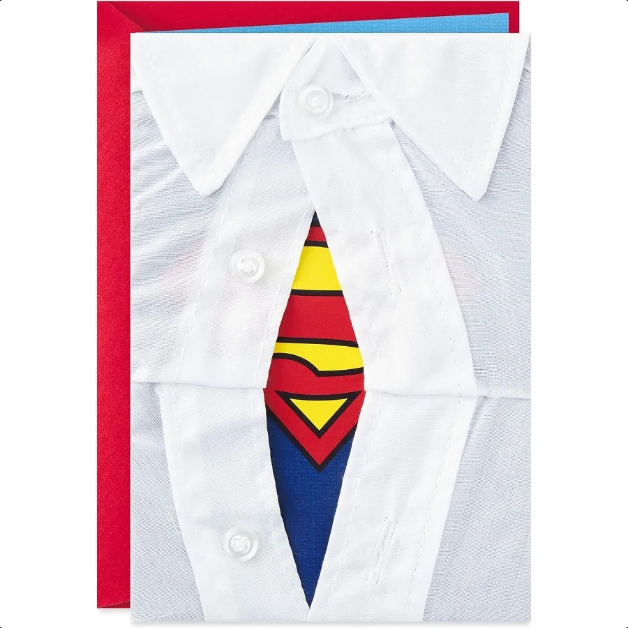 

Signature Birthday Card for Him Superman Silhouette
