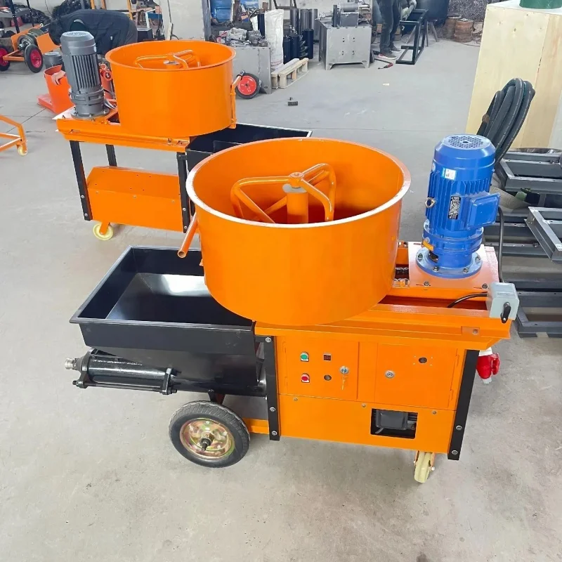 China Concrete Mortar Injection Machine Automatic Mortar Gypsum Wall Plaster Machine Mortar Spray Machines