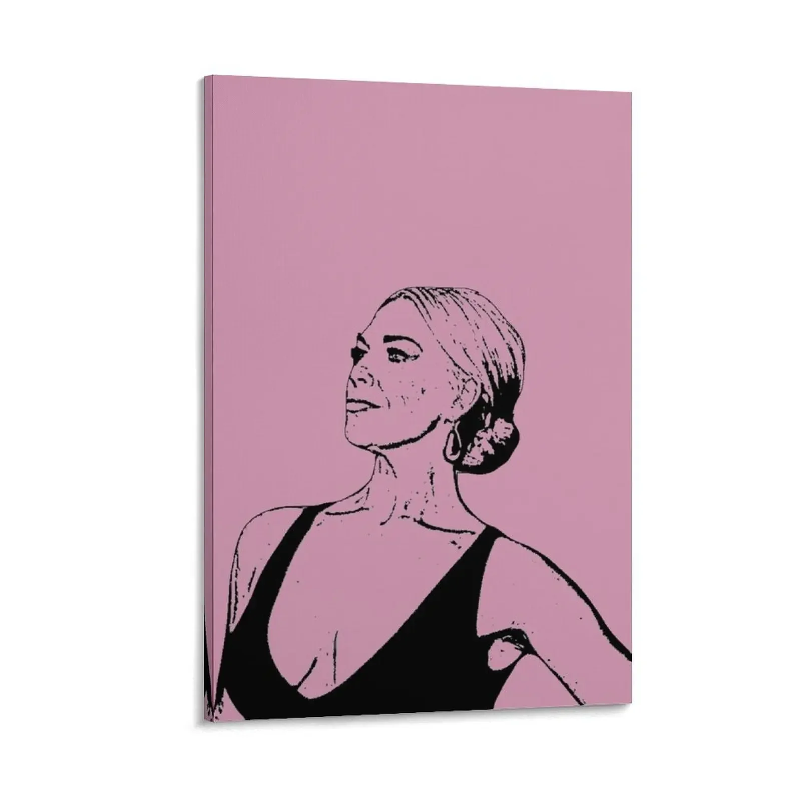 

Copy of Hannah Waddingham Outline Canvas Painting decoration for the room home decorations