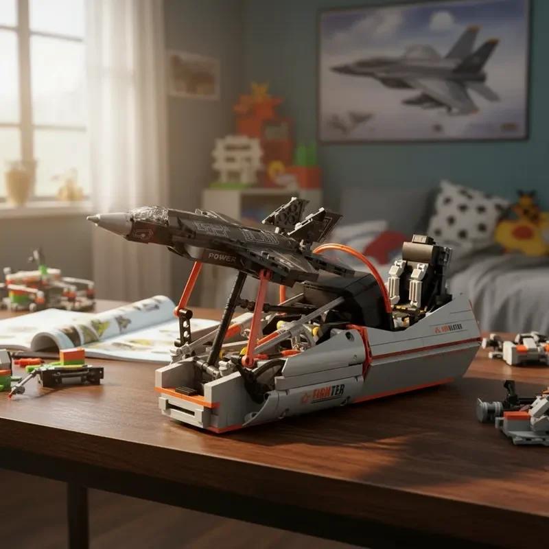 

2026 Technical F35 fighter simulator Model Building Blocks Assembly Bricks STEM Educational Toys Birthday Gifts for Kids Adults