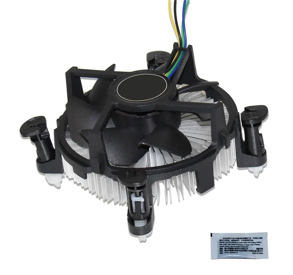 LDPCSJ Met 90mm CPU Fan Aluminium Heatsink voor Intel E97379-003 Core i3/i5/i7 Socket LGA1150/1155/1156 4Pin Stille Koellichaam