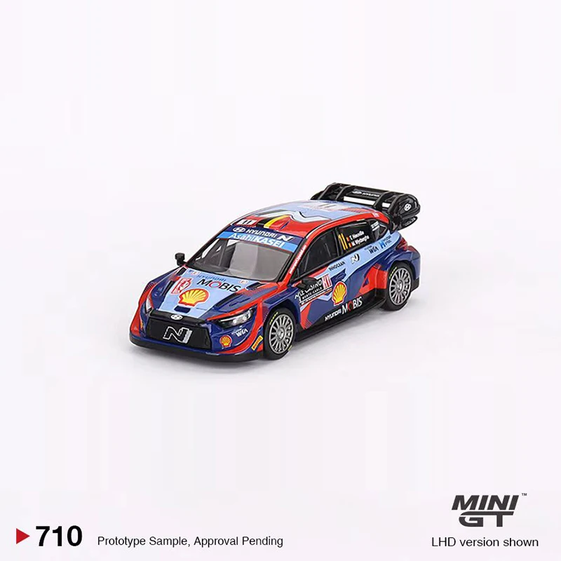 

MINIGT 1:64 Model Car i20 N 2023 Rally Alloy Die-Cast Sport Vehicle #710