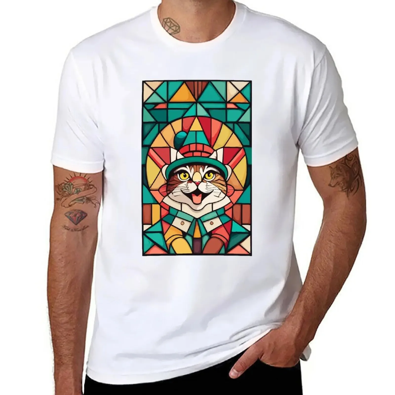 Copy of Cat Wearing A Christmas Hat T-Shirt Blouse new edition t shirt mens big and tall t shirts