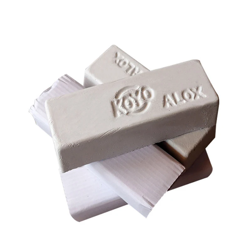 KOYO ALOX-5 White Polishing Compound 320g Mirror Finish for Platinum Titanium & Non-Ferrous Metals Japanese Premium Buffing Bar