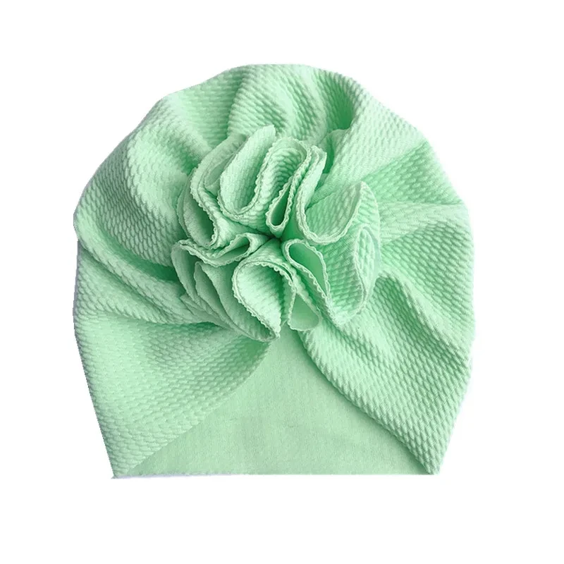 Turban Baby Girl Turbans for Babies Lovely Flower Soft Cap Bonnet Head Wraps Kids Hat Beanie Baby Girl Newborn Photography Hat