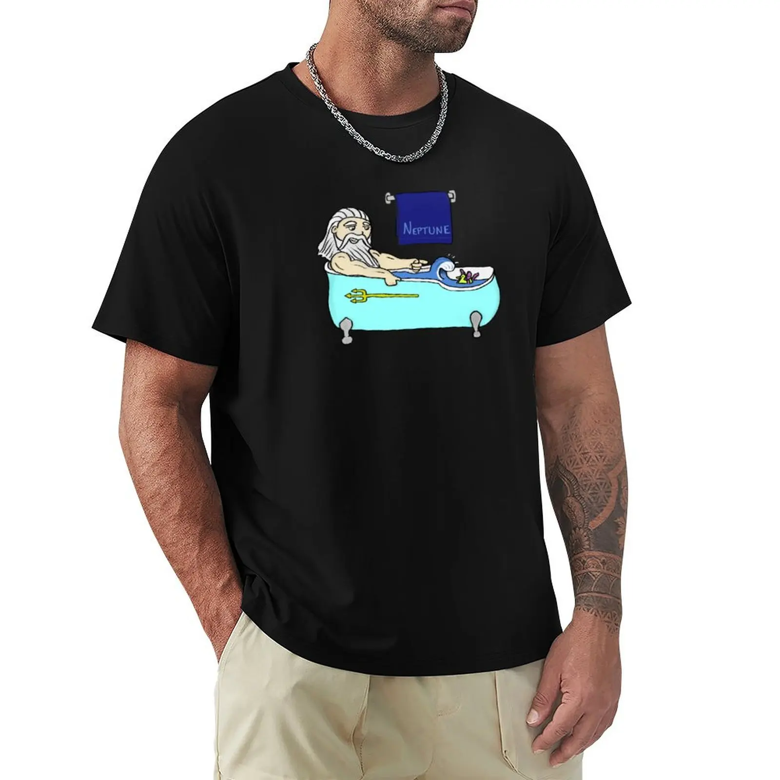 

Neptune T-Shirt Large Size Casual Short Sleeve Top