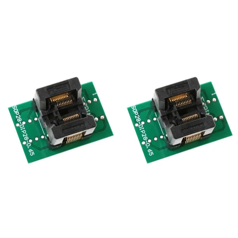 2X TSSOP20 Burn Block SSOP20 ST Chip Test Socket Programming Adapter OTS28-0.65-01