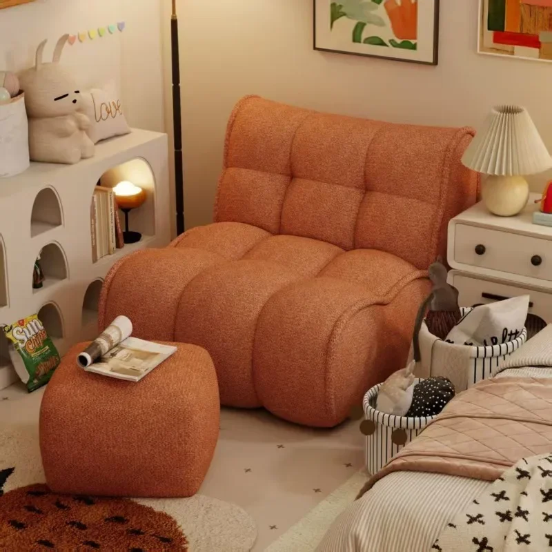 Retro sofa can sit and lie down bedroom balcony small sofa room leisure sofa