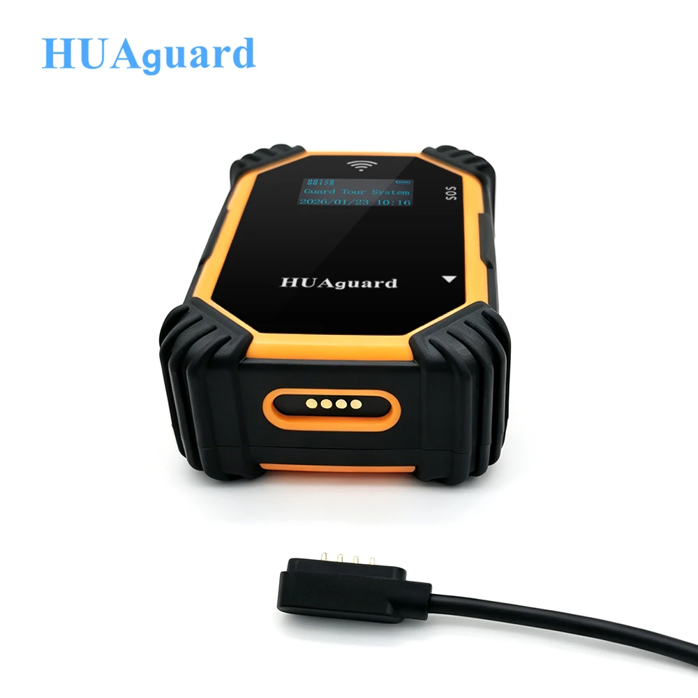 HUAguard HUA-K2 4G Security Guard System OLED Display 1800mAh Battery Real-Time Patrol Data Upload For Guard Patrol 3