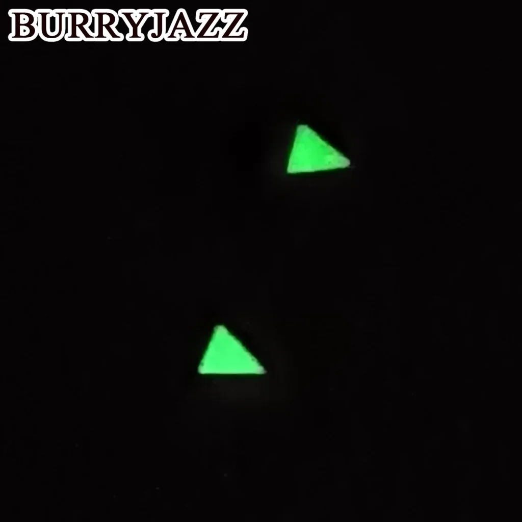 BURRYJAZZ NH35 NH36 NH38 7S26 7S36 4R35 4R36 Lancette dell'orologio Nero Blu Rosso Verde Arancione Lancette Verde Luminoso