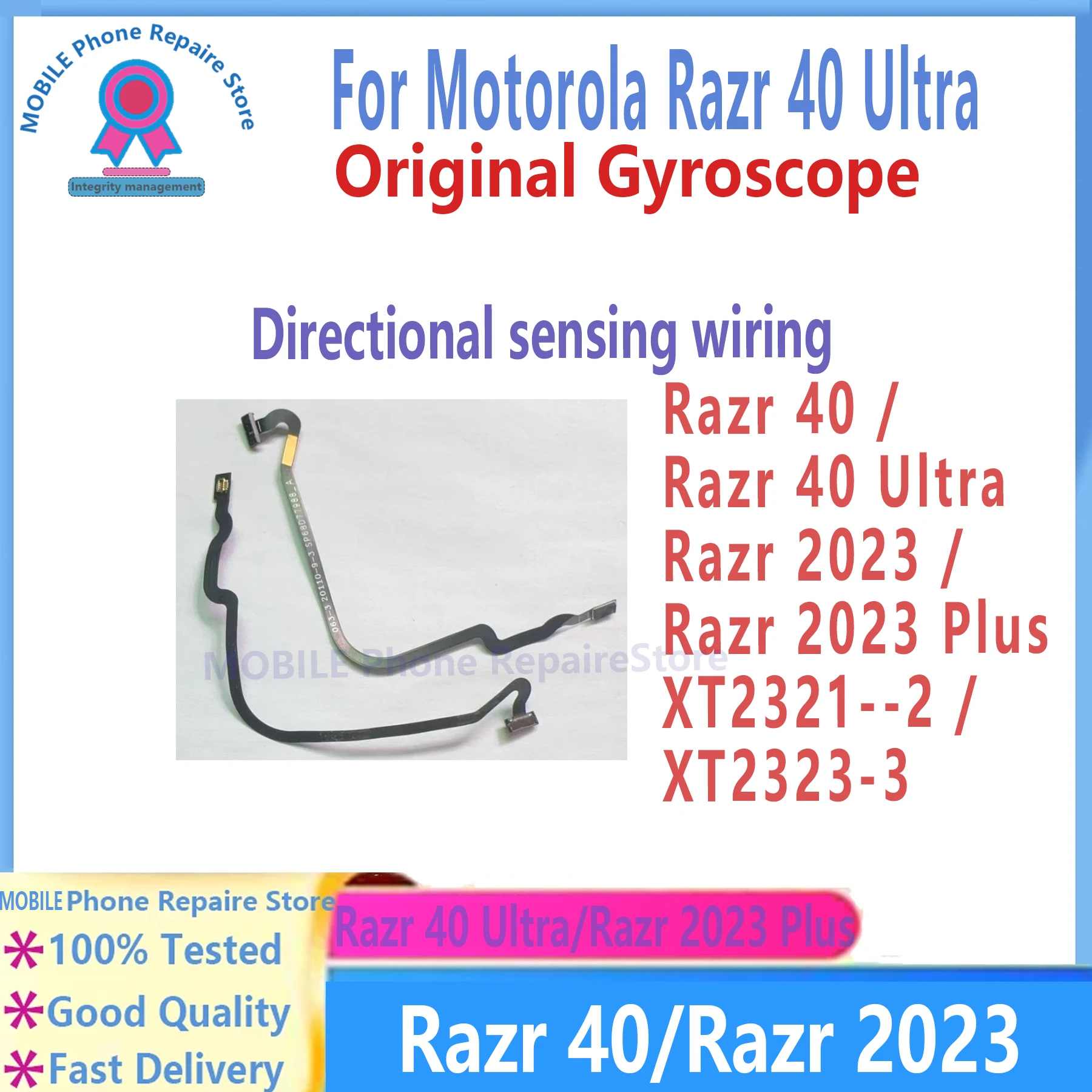 Gyroscope For Motorola Razr 40 Ultra Sensor Flex Cable For Moto Razr 40 Razr 50 Razr 2023