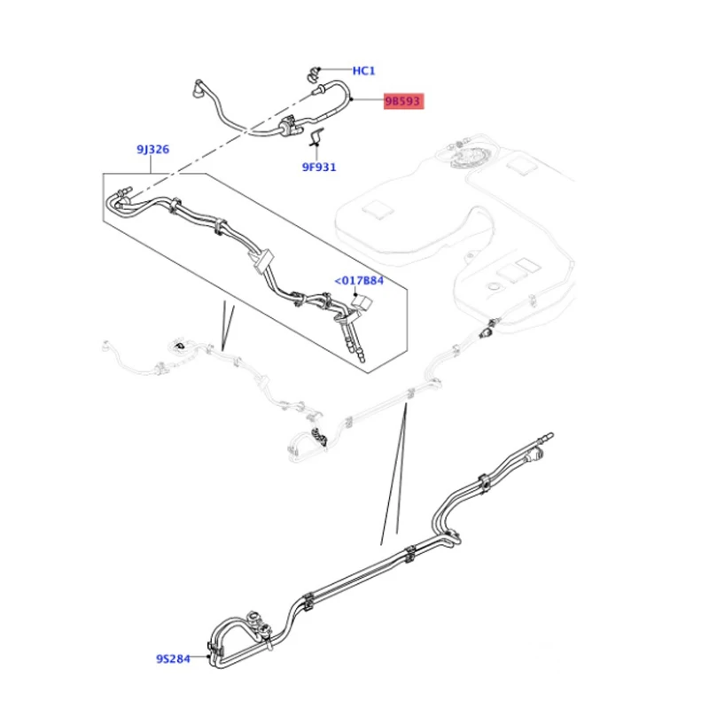 LR010806 La nd Ro ve r Valve Assembly - Fuel Vapour