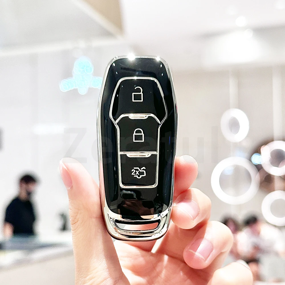 TPU Auto Keyless Shell Fob Car Key Case Cover For Ford Mustang F-150 Explorer Edge Fiesta Kuga MK3 4 Focus 3 4 ST Mondeo 5 MK5