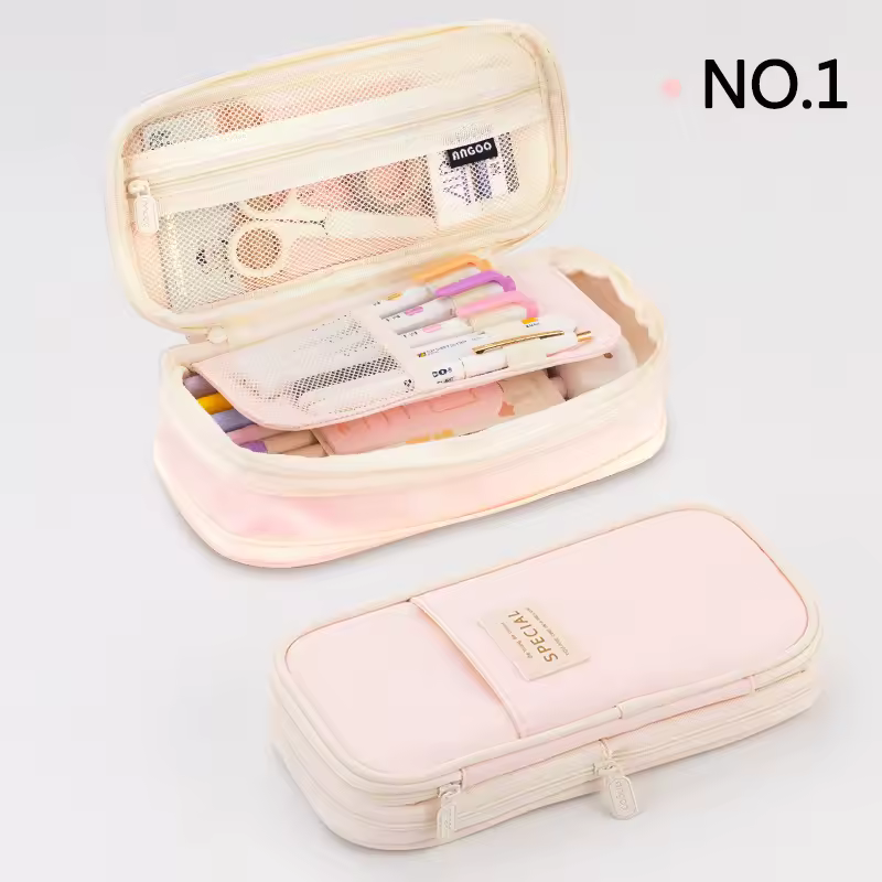 Creative pencil case Large Capacity Double Layers CPC Certification Safe Material School case Pouch Stationery for Girls - Image 14