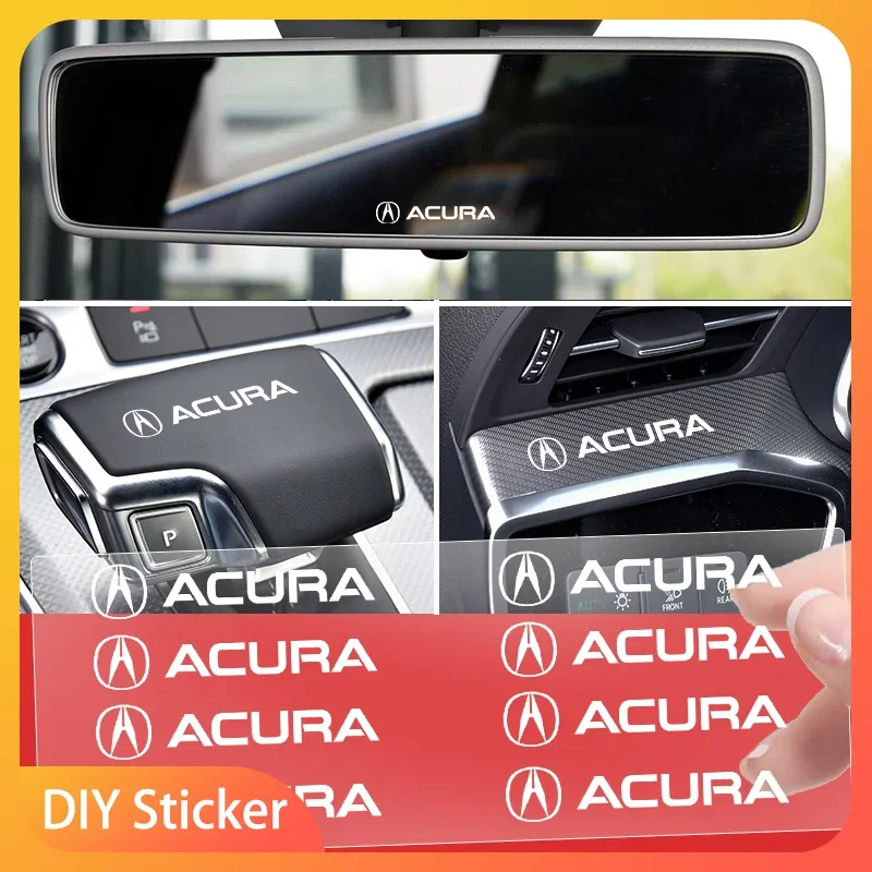 

3D Logo Car Badge Emblem Side Fender Sticker For Acura Integra TLX ILX RL NSX ZDX MDX RDX TSX RSX RLX