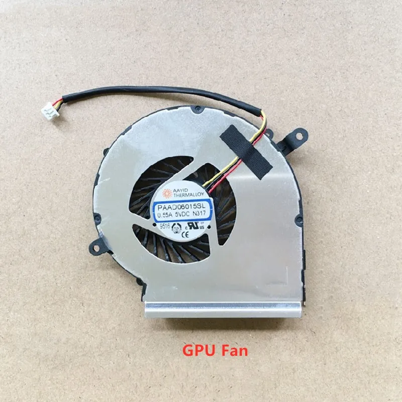 Brand New Original Laptop CPU GPU Cooling Fan For MSI GE62 PE60 GL62 GP62 GE72 6QC 2QD 6QG MS-16J5 16J2 J4