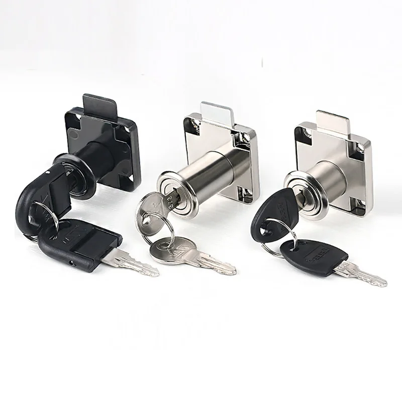 

1PCS Drawer Lock 138-22 Office Desk Cabinet Lock Furniture Wardrobe Door File Cabinet Automatic Lock Hardware Accessories