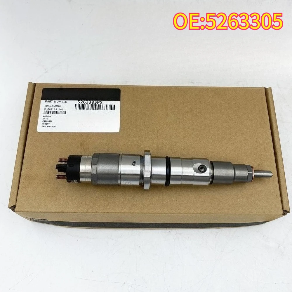 

Original High Quality New For 5263305 Common Rail Fuel Injector for CASE CUMMINS KOMATSU 0445120272