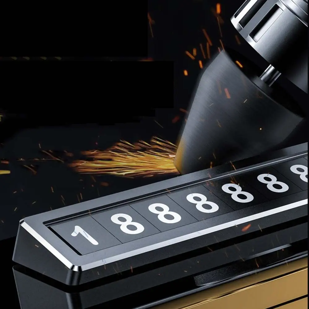 Parking Stop Sign Car Styling Accessories Phone Number Plate Car Park Supplies Temporary Parking Card Telephone Number Card