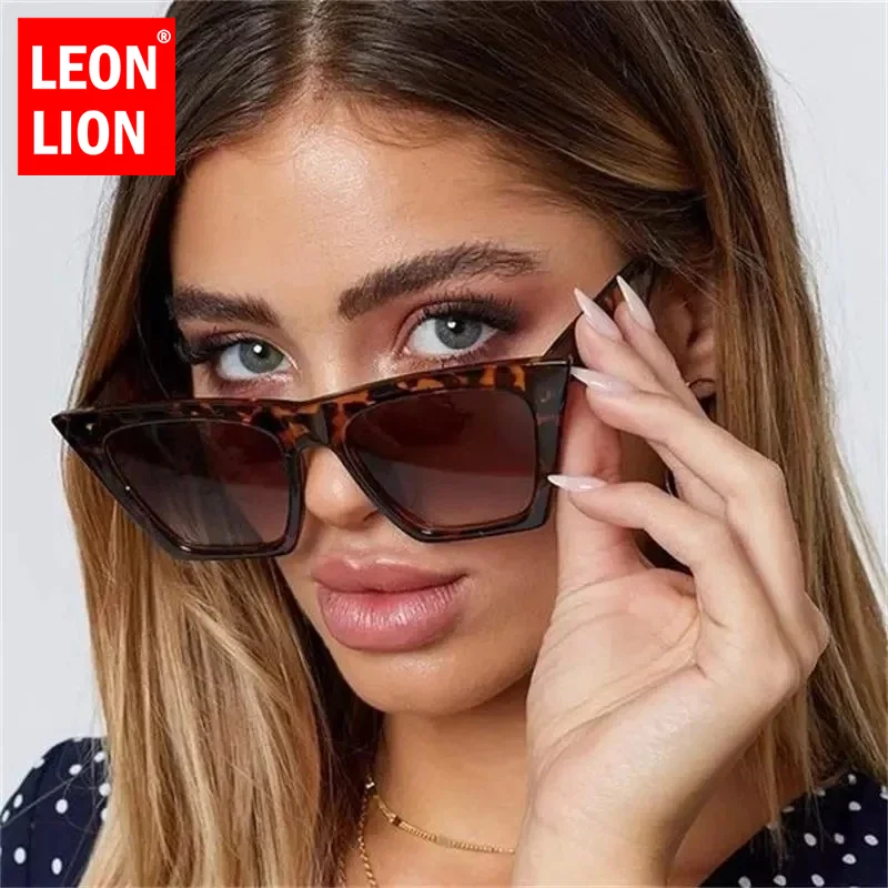 

LeonLion Luxury Cateye Sunglasses Women Cat Eye Glasses Women Retro Eyewear For Women/Men Brand Designer Lentes De Sol Mujer