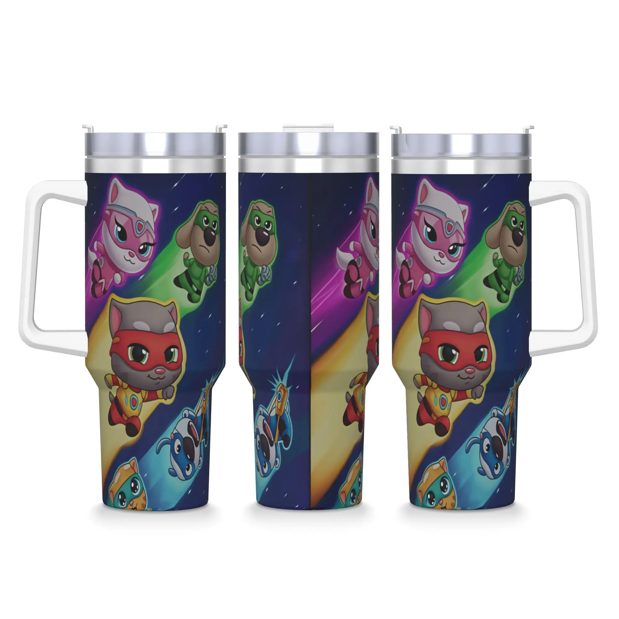 Stainless Steel Tumbler Decorative T-Talking T-Tom And F-Friends Thermal Cups  Insulated Cold Drink Mugs Cup Water Bottle