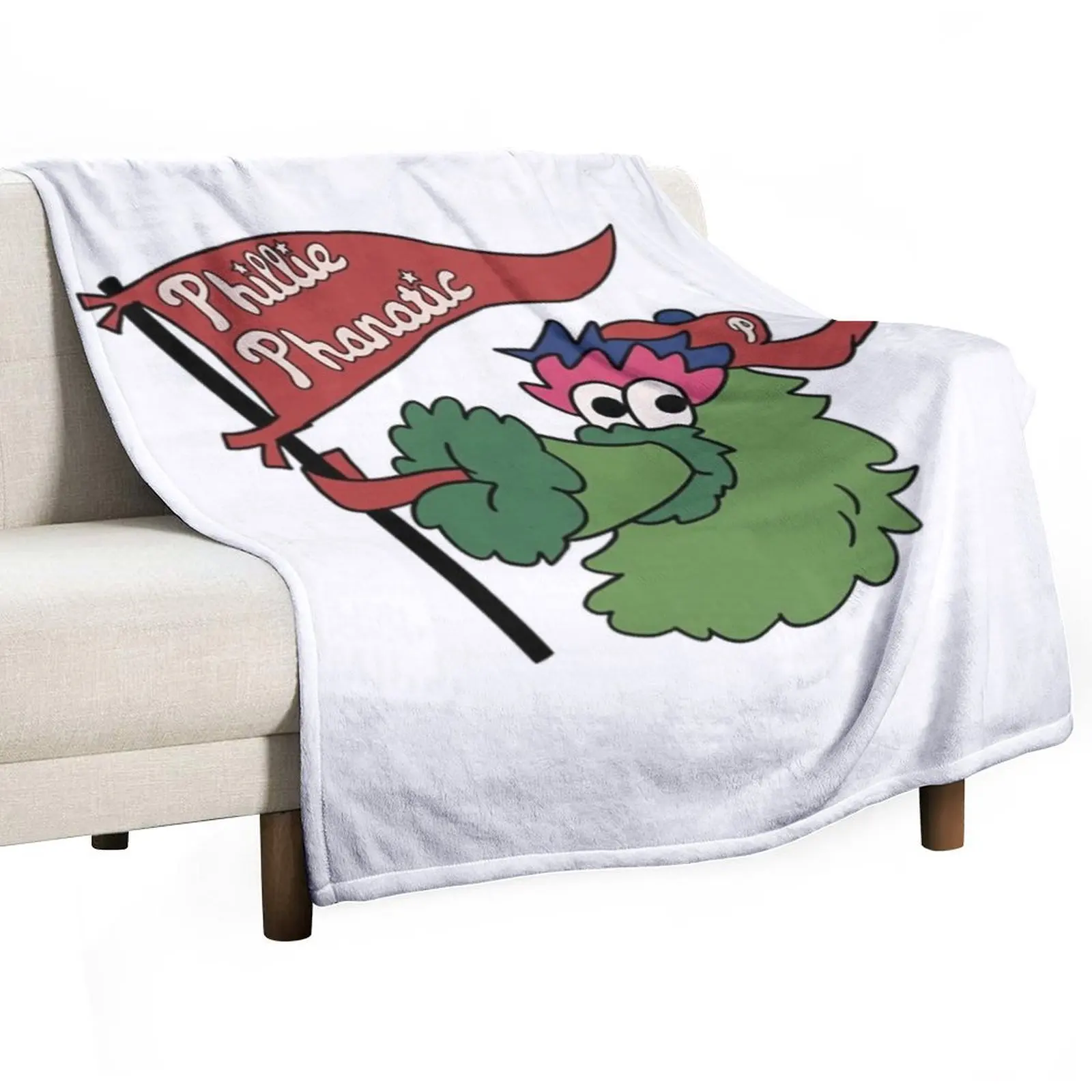 Phillie Phanatic Throw Blanket Thins warm winter Stuffeds Bed linens Blankets