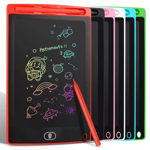 Tablet de Desenho LCD para Crianças, Quadro Apagável Recarregável com Caneta, Brinquedo Educacional de Viagem para Meninos e Meninas