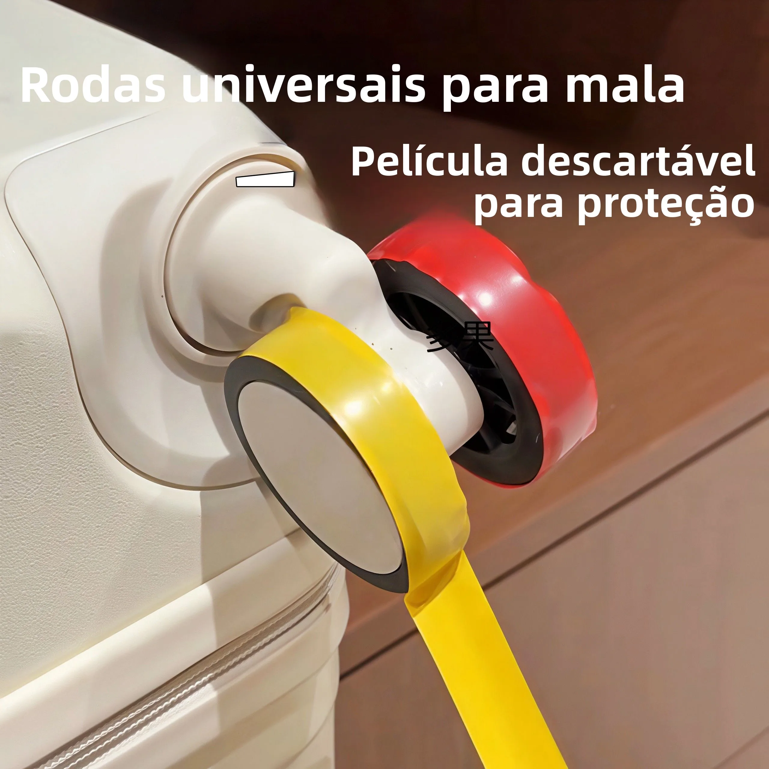 disposable-thickened-anti-dust-protection-film-for-luggage-wheels-universal-wheel-travel-suitcase-self-adhesive-wear-resistant