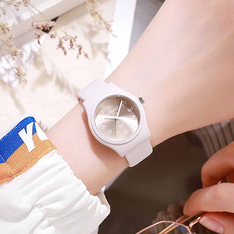 Fashion Digital Silicone Quartz Women's Watch Candy Colored Watch