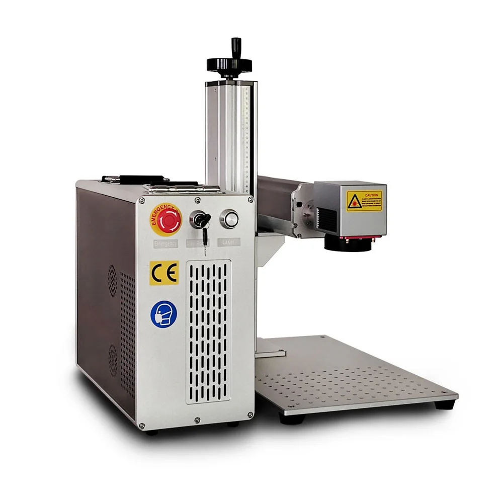 Printing Engraving Machine Manufacture 100w Desktop Max Raycus Jpt Fiber Laser Marking Machine